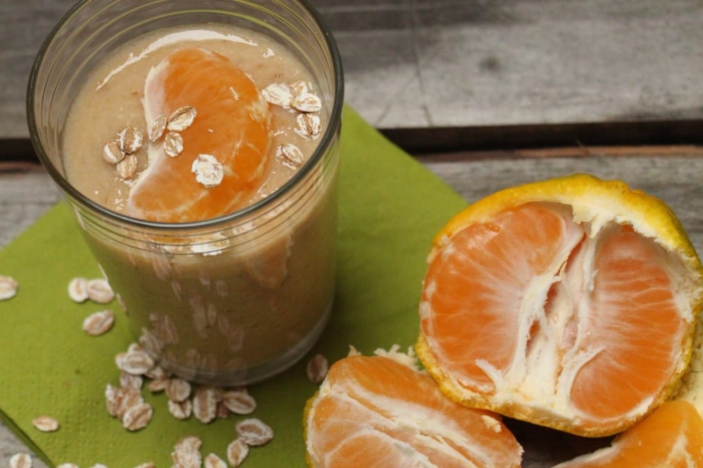 Mandarinin smuti z ovenimi kosmiči