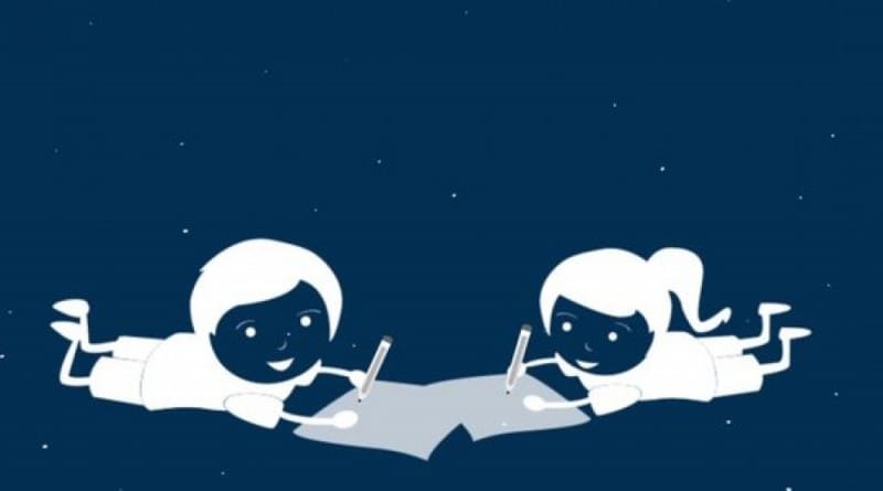 Pošljite otrokovo risbo v vesolje