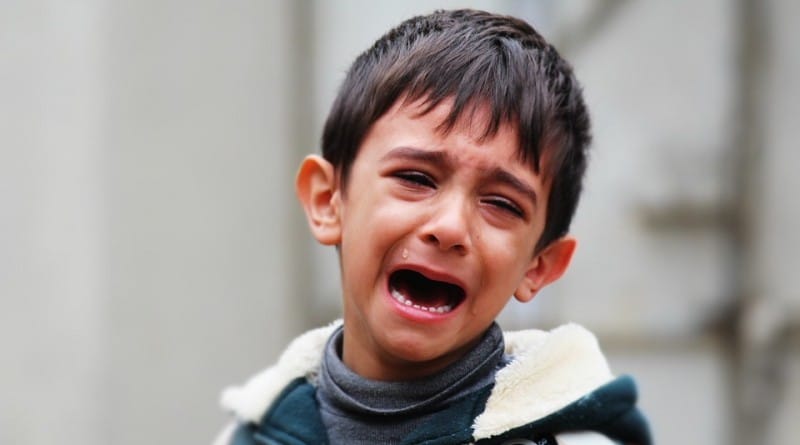 Nasilen otrok - dovolite otroku izživeti občutke