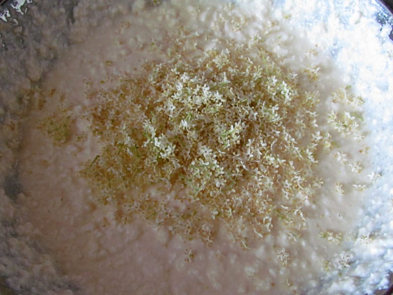 Recept: sočno skutino pecivo z bezgom