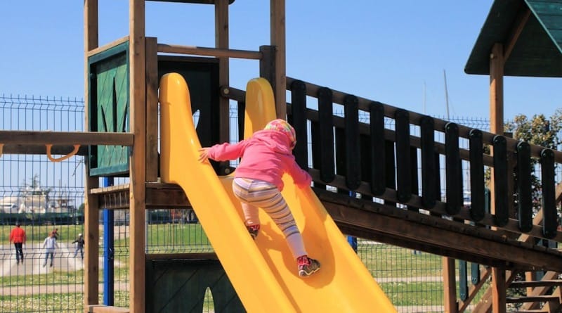 Zakaj moZakaj morate otroka spodbujati, da se vzpenja po toboganurate otroka spodbujati, da se vzpenja po toboganu
