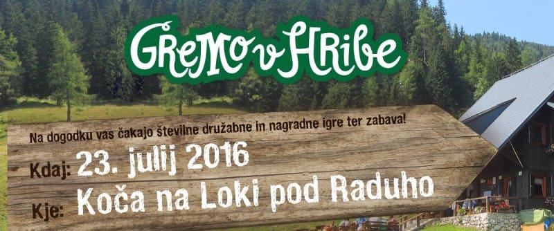 Gremo v hribe - Koča na Loki pod Raduho