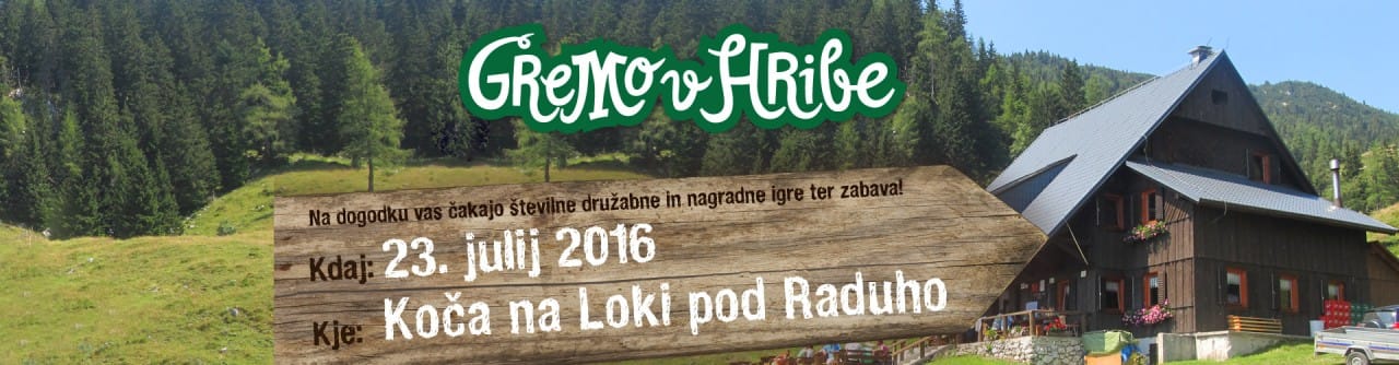 Gremo v hribe - Koča na Loki pod Raduho