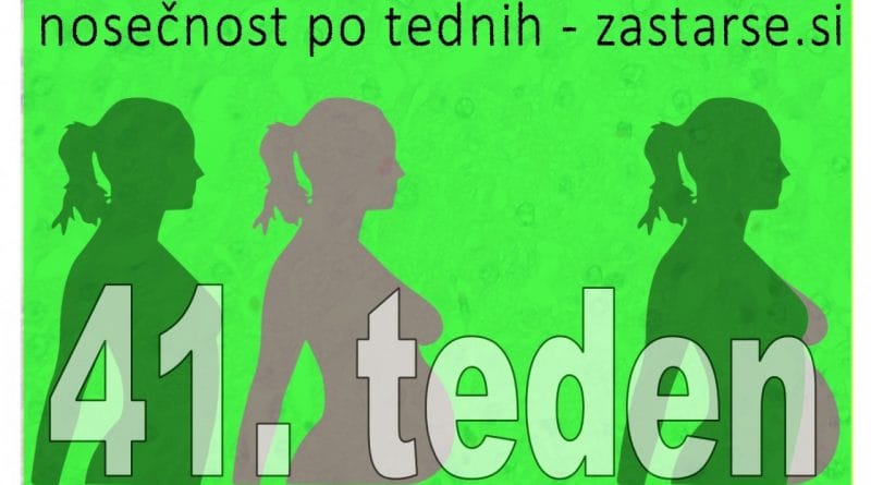 41. teden nosečnosti