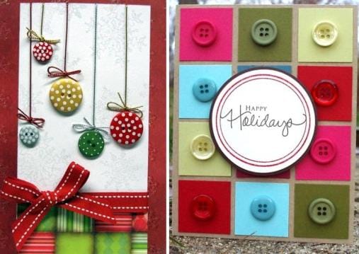 Kreativne novoletne ideje z gumbi