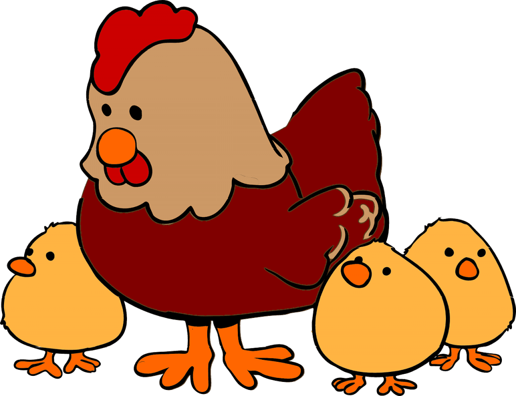 Mala rdeča kokoška