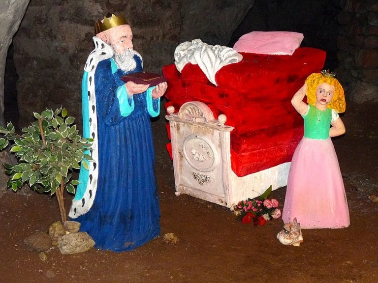 Princeska na zrnu graha