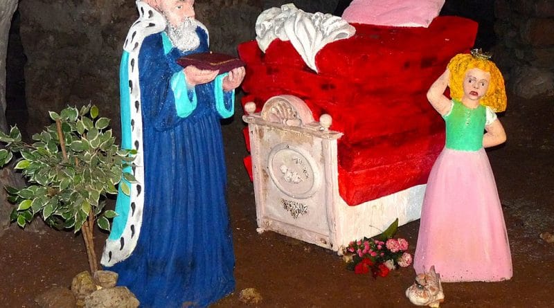 Princeska na zrnu graha