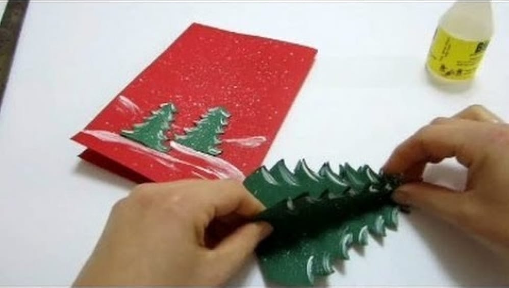 Kako izdelati 3D božično-novoletno voščilnico?