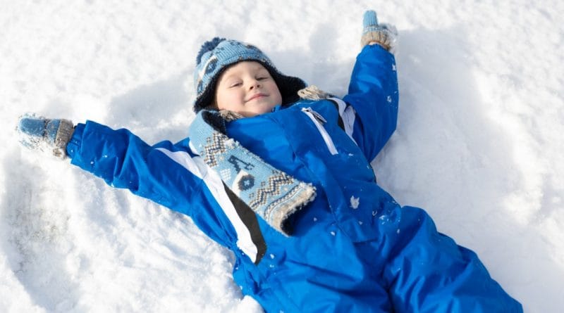 Peljite otroke ven tudi, ko je mrzlo in sneg