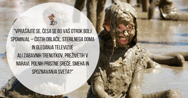 Niste slabi starši, če otroku pustite, da pade in strga hlače