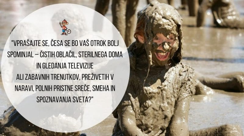 Niste slabi starši, če otroku pustite, da pade in strga hlače