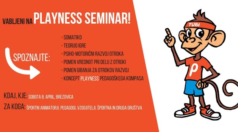 Vabilo na playness seminar z dr. Milanom Hosto