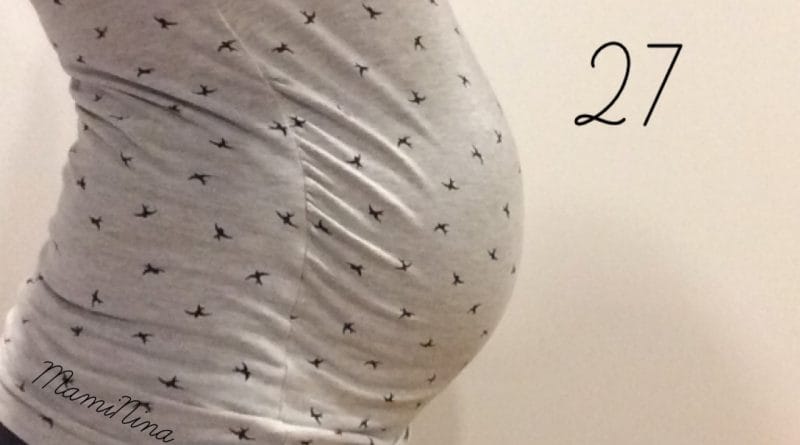 Nosečniški dnevnik 2: 27 teden nosečnosti