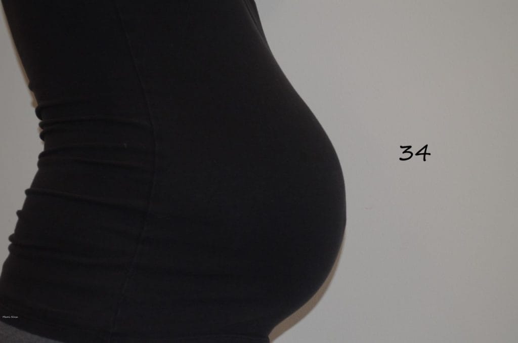 Nosečniški dnevnik 2: 34. teden nosečnosti