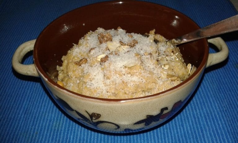 Recept: Mlečna polenta s čokolado za malčke