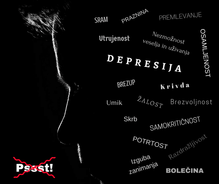 V družini stanuje depresija? Pssst!