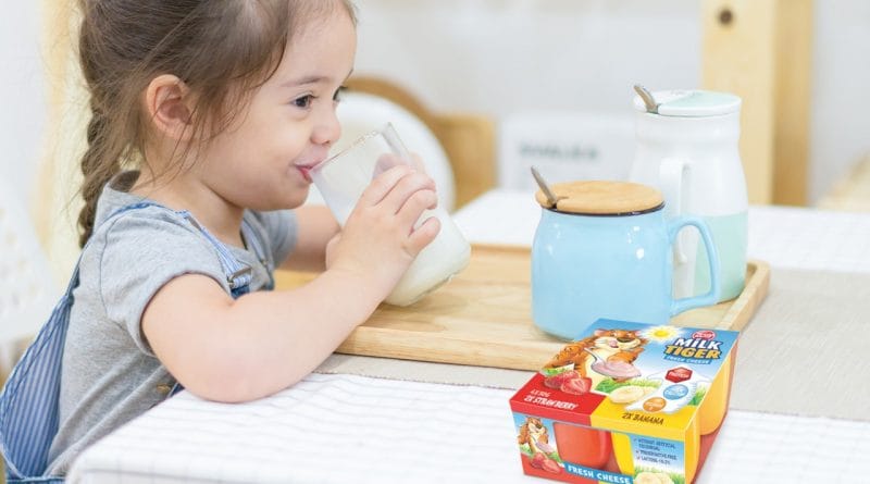 Vsestranska mlečna zabava za otroke