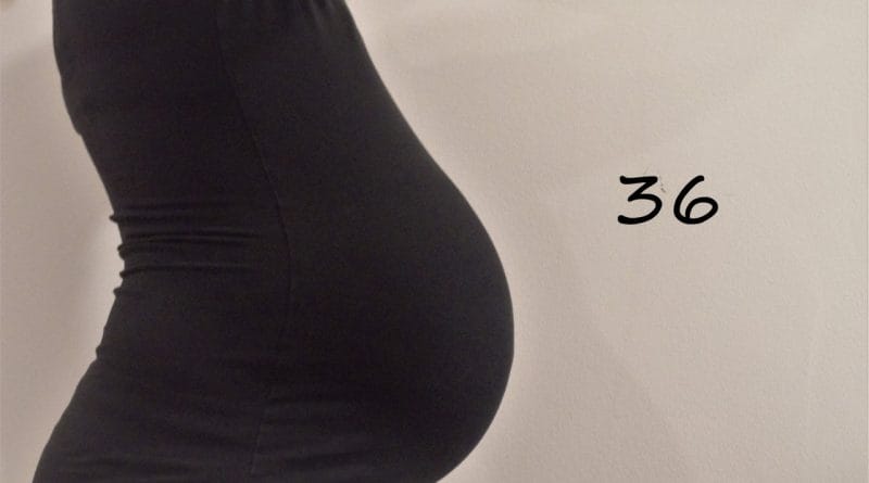 Nosečniški dnevnik 2: 36. teden nosečnosti
