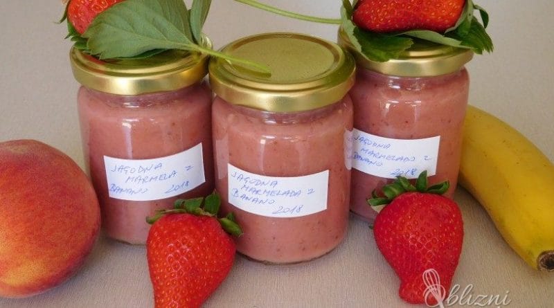 Recept: Lučkina jagodna marmelada z banano