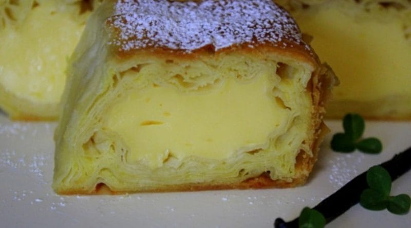 Recept: Marianin vaniljev zavitek s pudingom