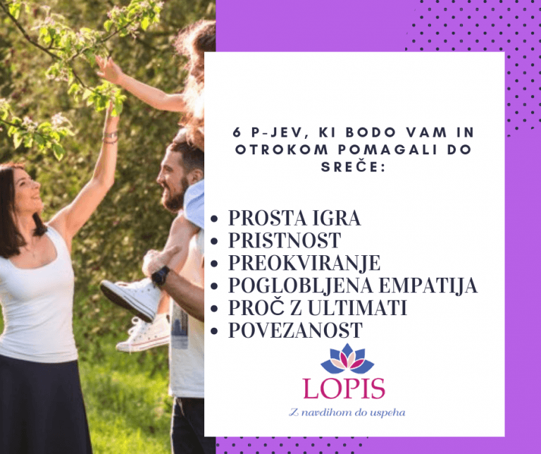 6 P-jev, ki bodo vam in otrokom pomagali do sreče