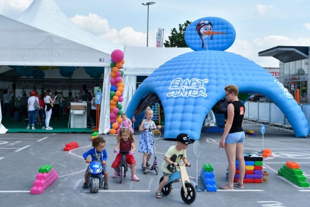 Neskončni svet zabave za najmlajše na Festivalu nakupov in zabave v BTC City Ljubljana