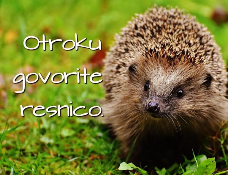 Otrokom govorite resnico