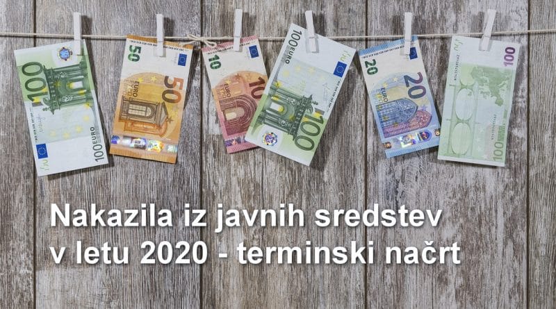 Nakazila iz javnih sredstev 2020
