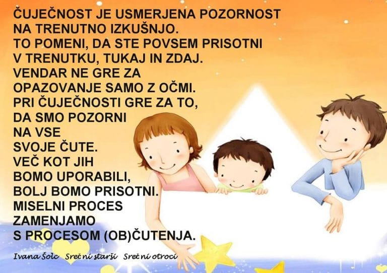 Čuječnost – za več prisotnosti in več sproščenosti