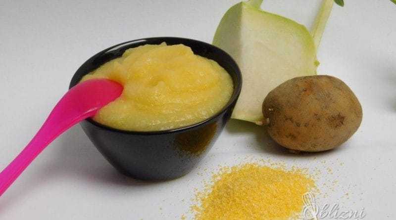 Recept: Irenina zelenjavna kašica s kolerabo, krompirjem in polento