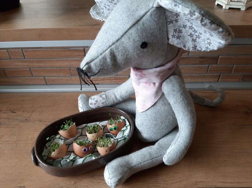 Dan zemlje - možiclji v jajčnih lupinah