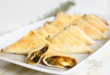 Pečeni žepki z zelenjavo in sirom