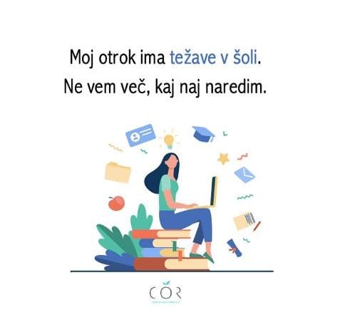 Otrok ima v šoli težave