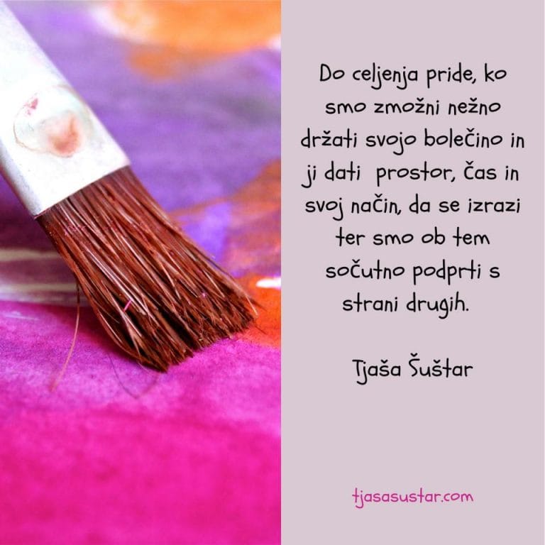 Žalovanje - ko damo prostor bolečini