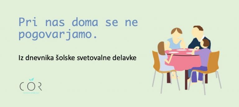 Pri nas doma se ne pogovarjamo