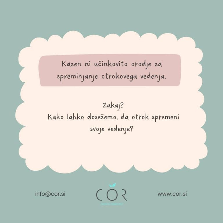 Je kazen učinkovita?