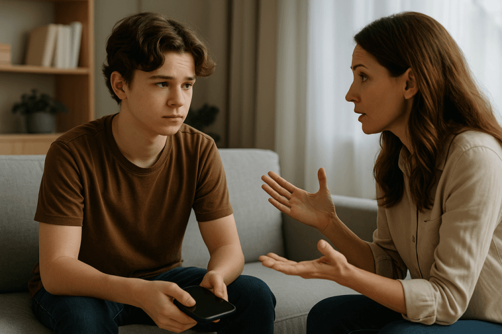 Kako postaviti zdrave meje za telefon in ekrane pri najstniku