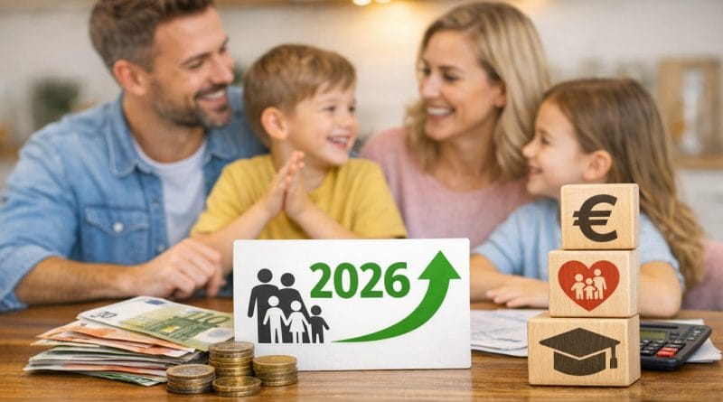 Uskladitev socialnih transferjev 2026: višji otroški dodatek, štipendije in denarna socialna pomoč